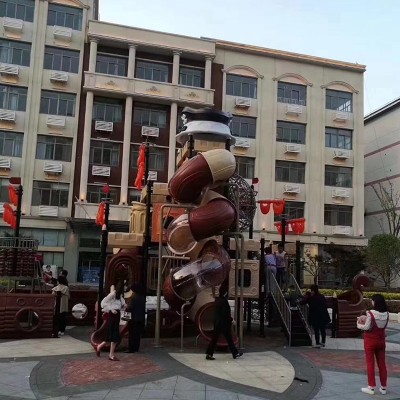 厂家供应公园塑料滑梯 儿童户外滑梯